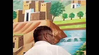 Acrylic Painting on Wall