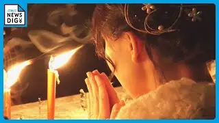 着物姿で和ろうそくに願いを&hellip; 200年以上続く冬の風物詩 ｢三寺まいり｣ 縁結びの行事としても知られる 岐阜･飛騨市古川町