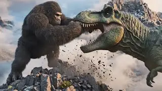 King Kong Dino | The Giant's Embrace: Epic King Kong vs Dinosaur Battle