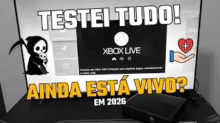 LIGANDO PELA PRIMEIRA VEZ O XBOX 360 EM 2026! - TESTANDO JOGOS, PERFIL E XBOX LIVE! (est&aacute; vivo?)