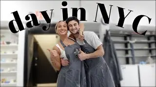 romantic day in NYC: pottery class, tea house date, shopping & dinner date!