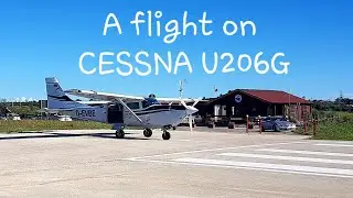 A flight on Cessna U206G Soloy with Skydivers