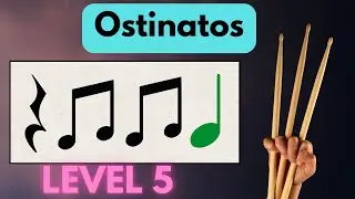 Ритмические остинато — уровень 5 (игра под аккомпанемент)