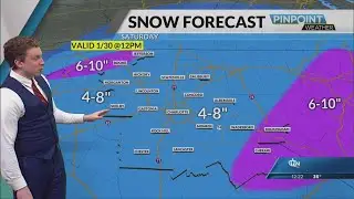 Tracking: Several inches of weekend snow likely in Charlotte