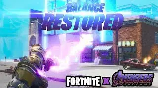 FORTNITE X AVENGERS Gameplay- Leland as Thanos and WINS!
