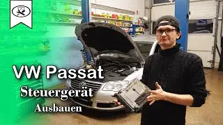 Снятие блока управления двигателем VW Passat 3C B6 | Снятие блока управления | VitjaWolf | Учебно...