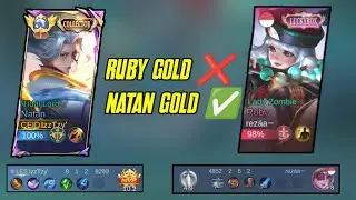 NATAN GOLD LANE VS RUBY GOLD LANE WHO WIN? - BEST BUILD NATAN TOP GLOBAL - NATAN BEST BUILD