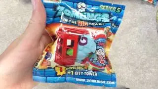 Zomlings Series 5 House Blind Bag Opening-AWESOME!!!!!