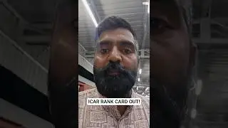 ICAR RANK Card Out 💥 #icar #cuetagriculture #latestnews #utkarshagricultureclasses