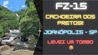 Um Dia na Cachoeira dos Pretos - Joan&oacute;polis: Moto, Natureza e... Tombo! 🤦&zwj;♂️😂 #automobile #motovlog