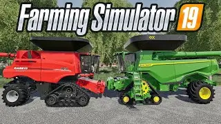ЛУЧШИЕ БОЛЬШИЕ КОМБАЙНЫ В FARMING SIMULATOR 19!