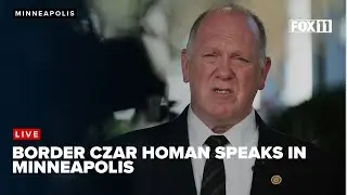 Border czar Tom Homan speaks in Minneapolis