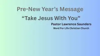 Pre-New Year's Message - 