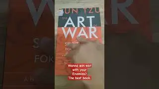 The art of WAR, Book on winning war with your Enemies, #bookishwisdom #bookcreator #booktube #win