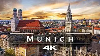 MUNICH - GERMANY: 4K Aerial View  [Amazin Places 4K]