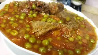 بسلة بالجزر و اللحمة ولا اطعم من كده 👍