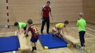 FC TEMPO PRAHA 2009 (U8) př&iacute;prava v tělocvičně
