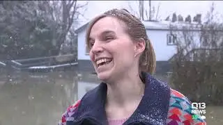 Heavy rain, flooding in Sumas, Washington