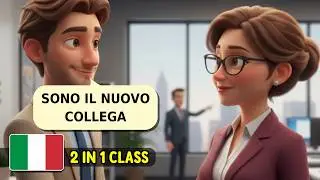PRIMO GIORNO di Lavoro in Italia 💼 Saluti Formali (Dialogo A1-A2)
