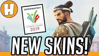 Overwatch - ALL NEW Summer Games 2019 Skins + Unlocks! | Hammeh