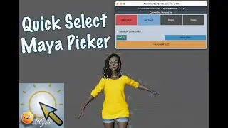 QuickSelect - The FASTEST Way to Create Selection Sets in Maya (Maya Script)