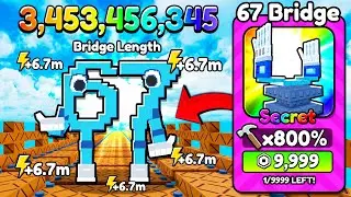 Starting Over as NOOB with BEST BRIDGE in +1 Speed Bridge! (Roblox)