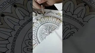 Easy Mandala Coloring: Follow along and relax with Watercolor Mandala #artsyapronart