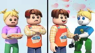 ROBLOX Brookhaven 🏡RP: Best Friend vs Robot Friend | ROBLOX Animation | Roblox Luke