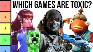 Ranking multiplayer games based on how TOXIC they are...