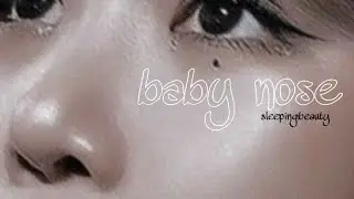 small baby nose (low nose bridge/flat nose) rhinoplasty ˢᵘᵇˡⁱᵐⁱⁿᵃˡ