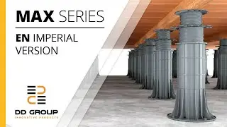 EN imperial - Adjustable terrace pedestals SERIES MAX for raised deck and paver terraces