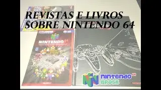 Monstrando algumas Revistas e Livros sobre Nintendo 64