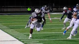 Levani Damuni of Ridgeline Hurdles his way to the end zone