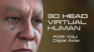 3D HEAD VIRTUAL HUMAN - KOGENE DIGITAL ACTOR