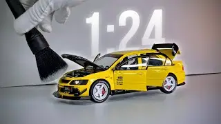 Unboxing of Mitshubishi Lancer Evo 9 Diecast Car Scale 1:24