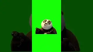 panda Greenscreen Video #greenscreen #viralshort #videoediting #chromakey