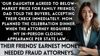 Parents Sold My Investment Property To Their Friends &mdash; The Closing Attorney Noticed...
