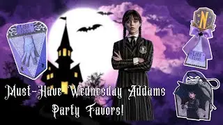 🖤🕸 Wednesday Addams Party Favors 2025 &ndash; Easy and Cheap &ndash; Do It Now! #party #wednesday