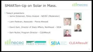 NECEC Webinar Series: SMART-en Up on Solar