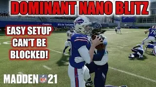 THIS MADDEN 21 NANO BLITZ CAN'T BE BLOCKED! BEST MADDEN 21 DEFENSE! EASY SETUP & FAST PRESSURE