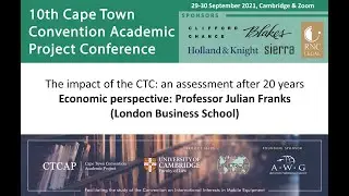 Julian Franks - Economic Perspective: Impact of the CTC, an assessment after 20 years