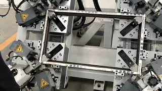 CNC Four Head Corner Crimping Machine China Sinon