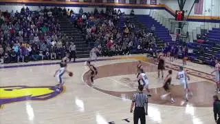 UW Oshkosh vs UW Stevens Point - 2nd Half - Brett Wittchow #4 in Black