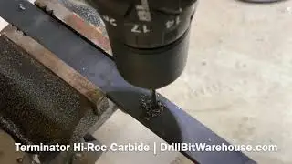 Terminator Hi-Roc Carbide Drilling Hard Steel