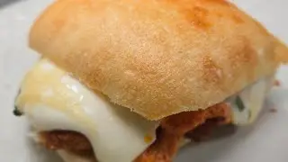 Vodka chicken parmesan sandwich  #fyp #livestream ##greenscreen #cooking #food