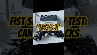 Unstoppable Force: Can-Am Defender Limited on Snow Tracks. #canamoffroad #snow #snowday