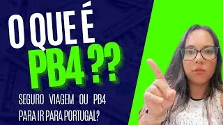 O que &eacute; Pb4? Se vai pra Portugal &eacute; importante! ✈