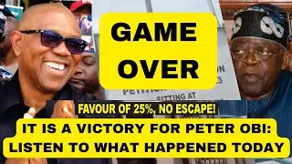 Breaking: Peter Obi Will Be President | Listen To What Happened Today At The Tribunal 25% Abuja 😀