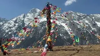 Where the Wind Whispers Peace | Himalayan Views & Buddhist Prayer Flags | Hop Nepal