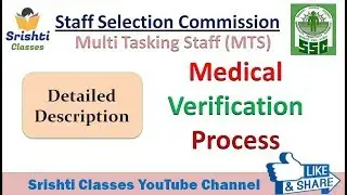 MTS Medical Verification | SSC MTS Medical Verification | MTS Medical Verification Certificate